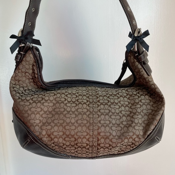 Coach Handbags - SOLD Y2k Coach Brown Signature Hobo Bag